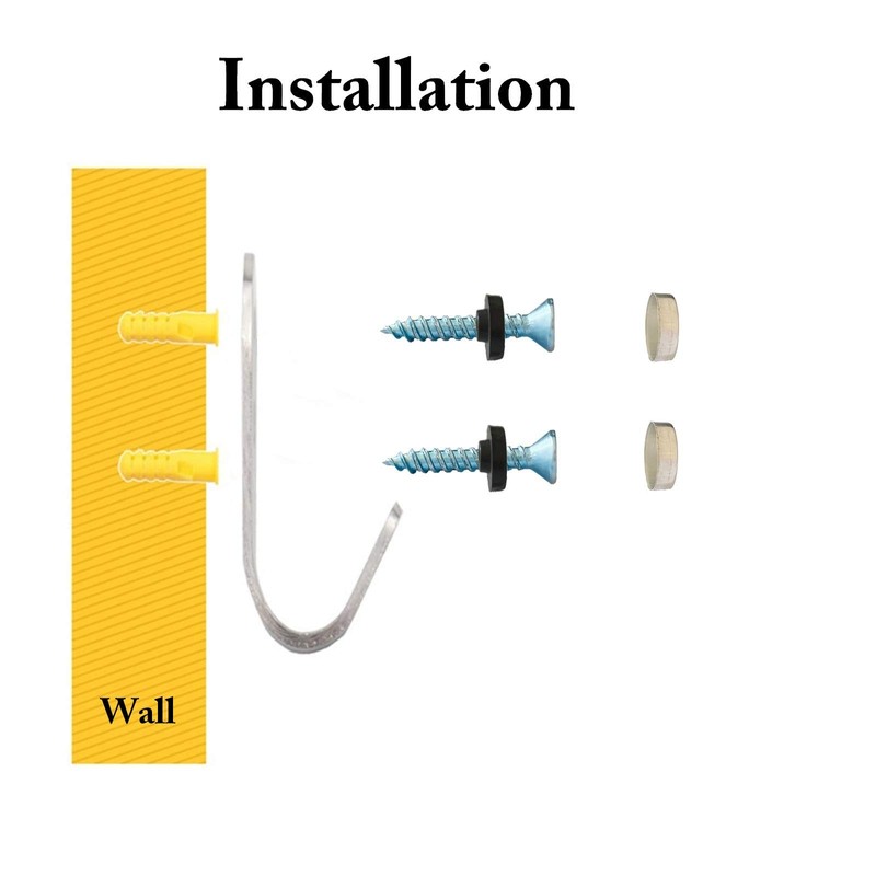 Beilala 8 Pack Heavy Duty Coat Hooks for Wall Door,