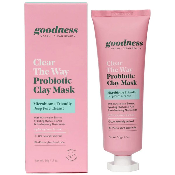 Goodness Clear The Way Probiotic Clay Mask 50g