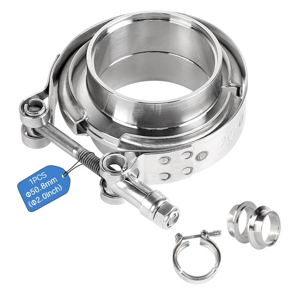 SUPAWAY V-Band Clamp + Flanges Diameter 50.8 mm (2.0 Inch)