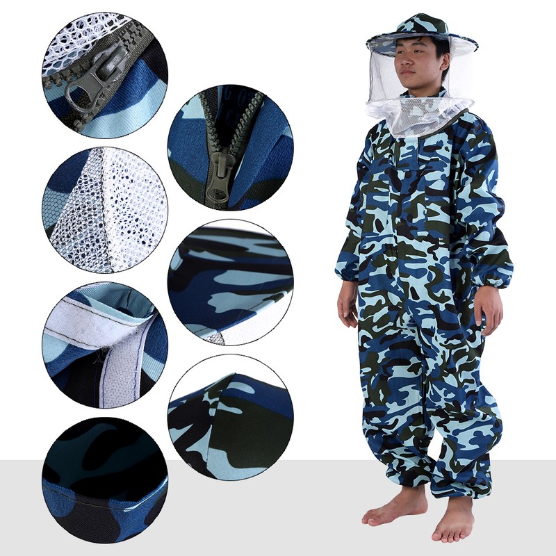Professional Beekeeping Protective Suit Beekeeping Beekeeper Protect Equipment(L)