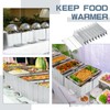 MorningRo 1 Pcs 20 Plate Chafing Dish Wind Stove Camping