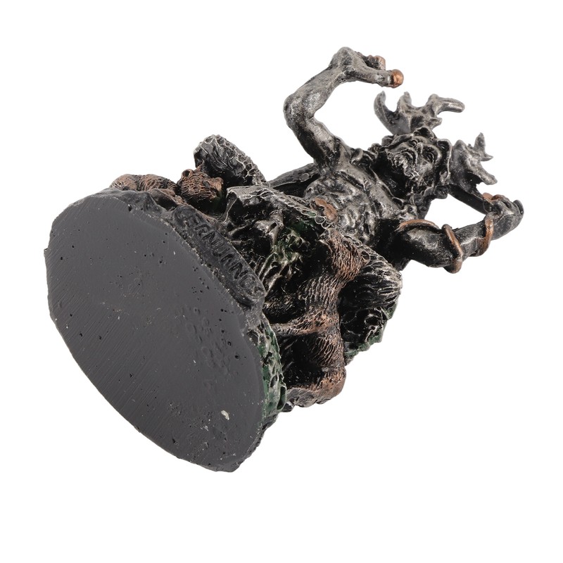 Resin Statues Cernunnos Sitting Statue Sculpture Celtic God Figure Underworld