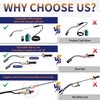 38-Inch Extended Propane Torch|1,200,000 BTU Blow Weed Torch with Copper