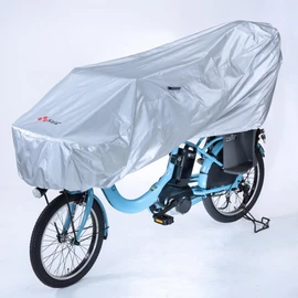 Kawadomi Seisakusho Bicycle Cycle Cover, Half Long, KW-373SL Silver