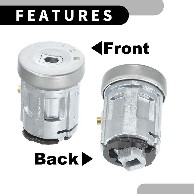 Partuto Ignition Lock Cylinder W/Keys No.2S61A3697AA - Car Ignition Switch