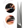 Tijera Profesional de Acero Inoxidable para Bigote y Barba |