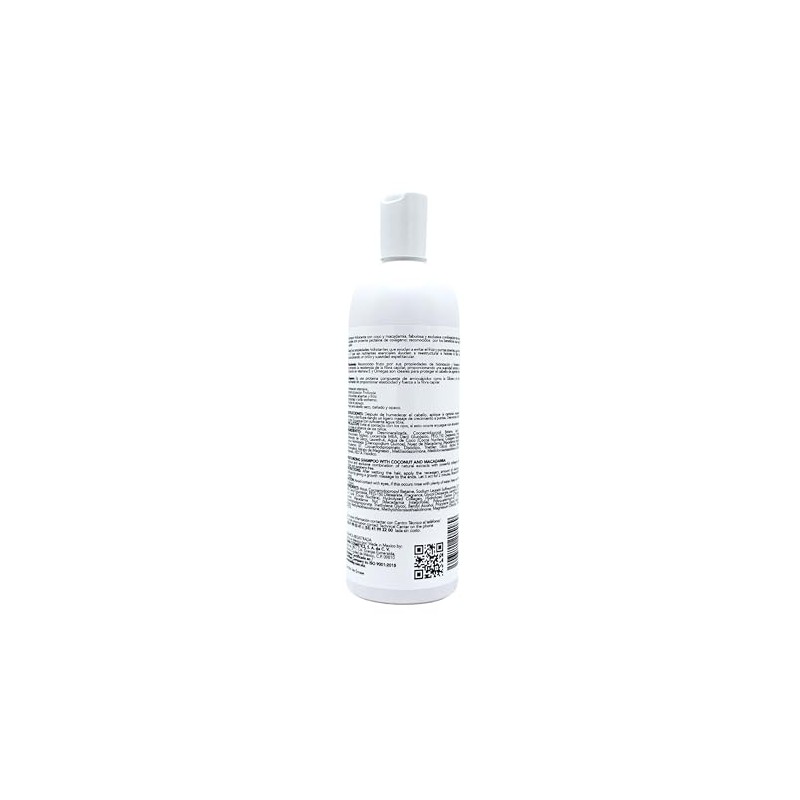 Anven Bidiip Shampoo Hidratante Coco y Macadamia para Cabello Seco