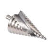 6-60mm Step Drill Bit, 12.5mm/0.5” Shank 4241 HSS Spiral Groove