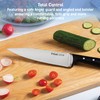 T-fal Ice Force German Stainless Steel Santoku Knife 7 Inch,