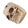 Barber Scissors Holder Skull Shape Stainless Steel Resin Removable Stylish