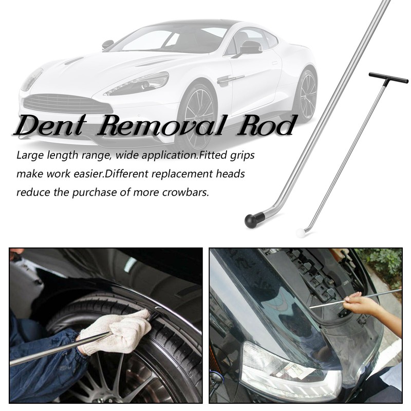 Dent Removal Rod Crowbars Car Body Paintless Dent Repairs Tool