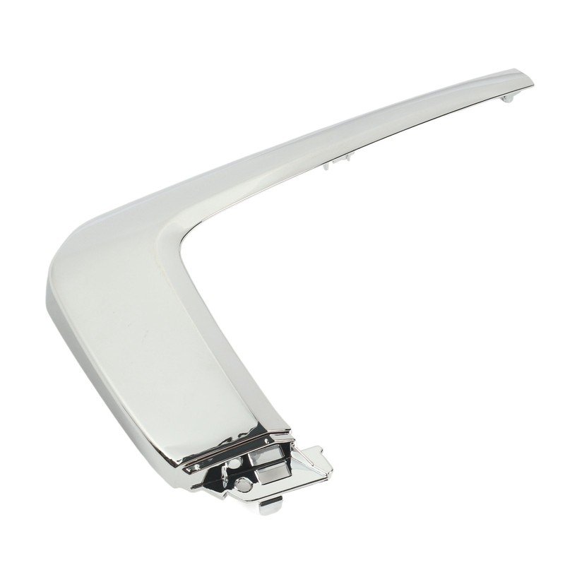 Front Bumper Middle Molding Trim ABS Chrome Replacement for Mitsubishi