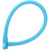 ULAC(ユーラック) BERLIN シリコンカバー自転車用ロック LITE BLUE 21mm×70cm ブルー UL-ST3-03