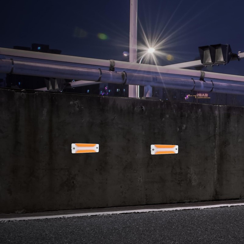 Gatuida Pack of 6 Reflective Guide Posts Reflective Marking Reflector