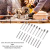 20Pcs Tungsten Carbide Carving Bits Double Cut Rotary Burr Set