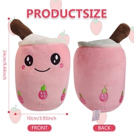 Bocguy 35 cm Capybara Plush Toy, Capybara Cuddly Toy, Cute Capybara Plushies with Turtle Backpack, Simulation Capybara Plush Toy for Girls and Boys, Children's Plush Toy