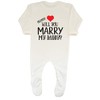 Shopagift Baby Mummy Will You Marry my Daddy? Sleepsuit Romper
