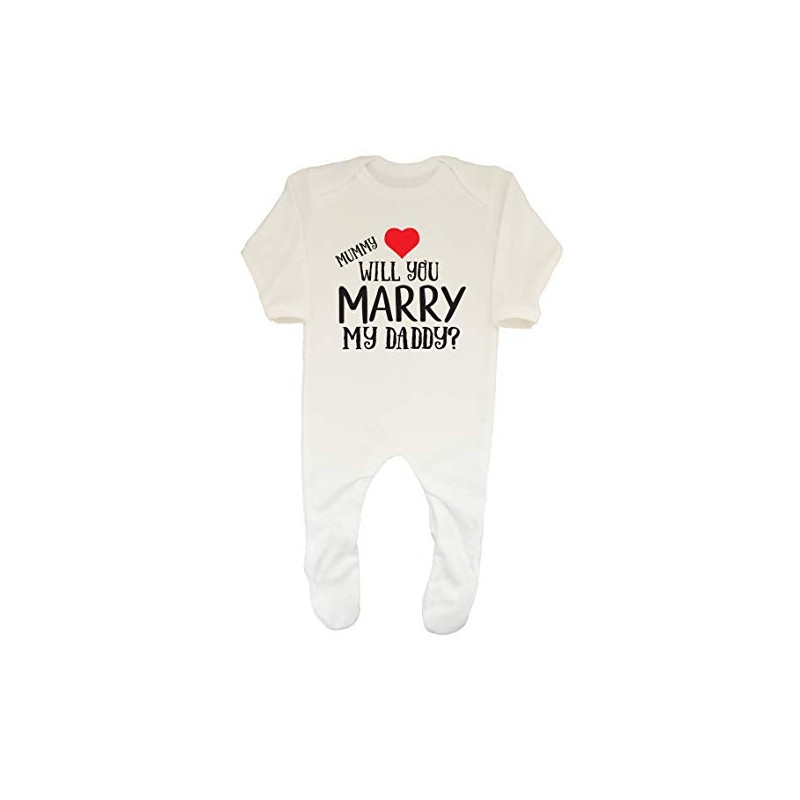 Shopagift Baby Mummy Will You Marry my Daddy? Sleepsuit Romper