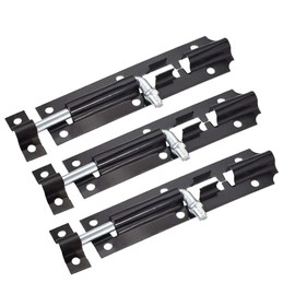 Boxonly 3 PCS Door Latch Bolt Catch Heavy Duty Door Lock Garden Gate Shed Sliding Door Tower Bolts 10 Inch