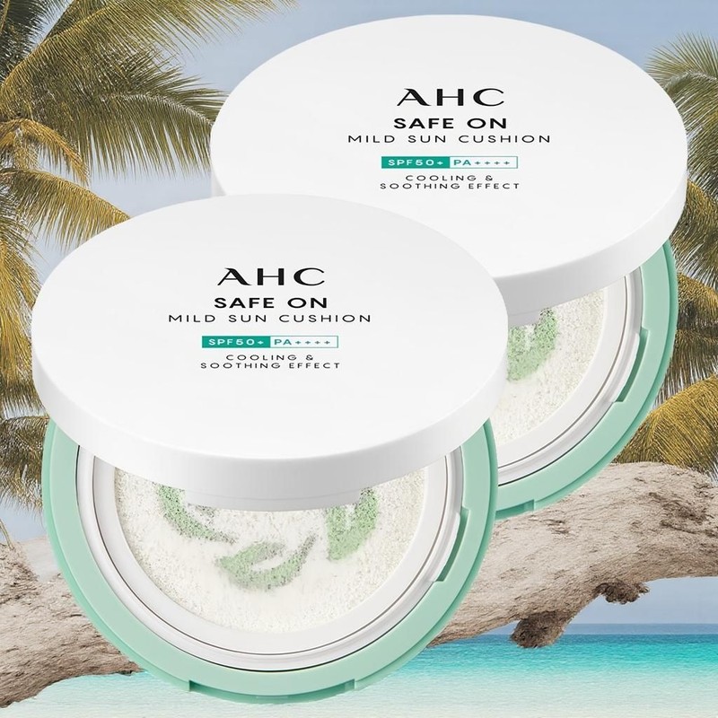 AHC Cushion Pact Powder Safe-On Mild Sun Cushion SPF50+ PA++++