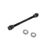 Motoforti Universal Bike Rear Solid Axle with Ball Bearings, Bicycle
