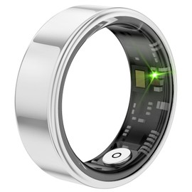 Smart Rings for Men Women Health Ring Fitness Tracker Heart Rate Monitor Sleep Tracker Pedometer Calories Step Counter Waterproof Rings Compatible with iOS Android Phones