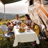 Flannel Backed Vinyl Tablecloths, Solid Color Premium Quality Waterproof Table