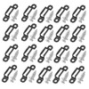 UtySty 20 Pack Furniture Panel Connector Bracket Invisible Slide-on Screw