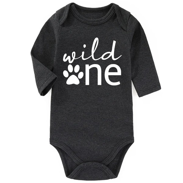 AIZFFZY wild one birthday outfit boy Girl Baby Clothes Funny