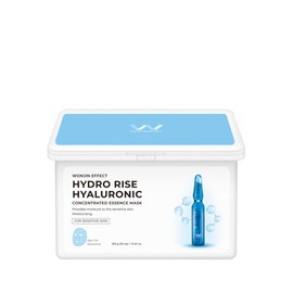 Wonjin Effect HYDRO RISE HYALURONIC DAILY MASK 30Sheets, Hydrating, Moisturizing, Skin Elasticity, Wrinkle Care, Hyaluronic Acid, Aquaxyl, Skin Barrier, Mask Sheet
