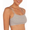 Fruit of the Loom Women's SPAG Sports Bra, White/Heather Gray/Black,