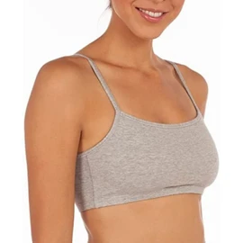 Fruit of the Loom Women's SPAG Sports Bra, White/Heather Gray/Black, 38 (Pack of 6)