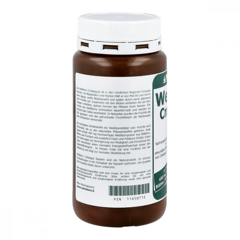 Hawthorn 500 mg Capsules Pack of 240
