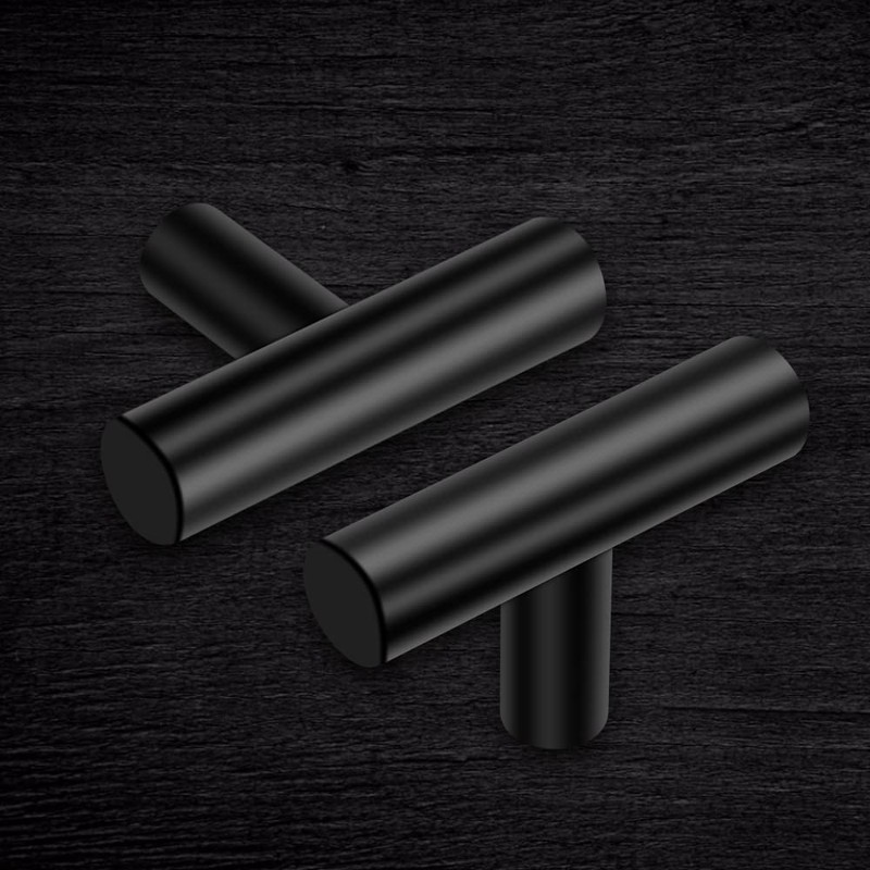 XINMEIWEN 10 Pack 2-Inch Single Hole T Bar Cupboard Pulls