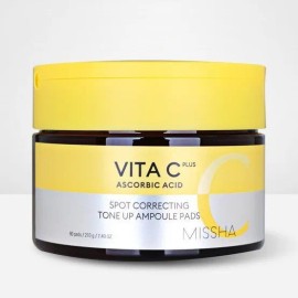미샤 뷰티톤업 MISSHA 미샤 비타씨플러스 잡티씨 톤업 앰플패드 80매 210g MISSHA Vita C Plus Tone Up Ampoule Pad 80 Sheets 210g