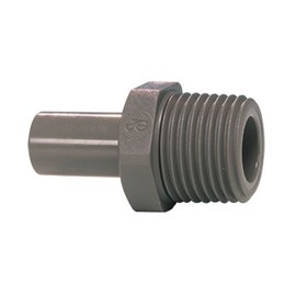 John Guest Stem Adaptor 1/4 inch Stem x 1/4 BSPT Thread (one supplied)