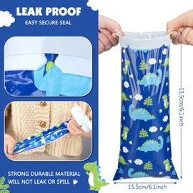 YouXiaor Spit Bags, Burp Bags with Ring, Pack of 10 Poop Bags, Car Disposable Vomiting Bags, Crushing Bag, Opaque Poop Bags, On the Go Burp Bags, Portable Burp Bags for Children Adults 1500 ml