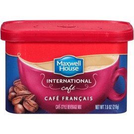 Maxwell House International Cafe Francais Café, 7.6 oz Tub (Pack of 8)