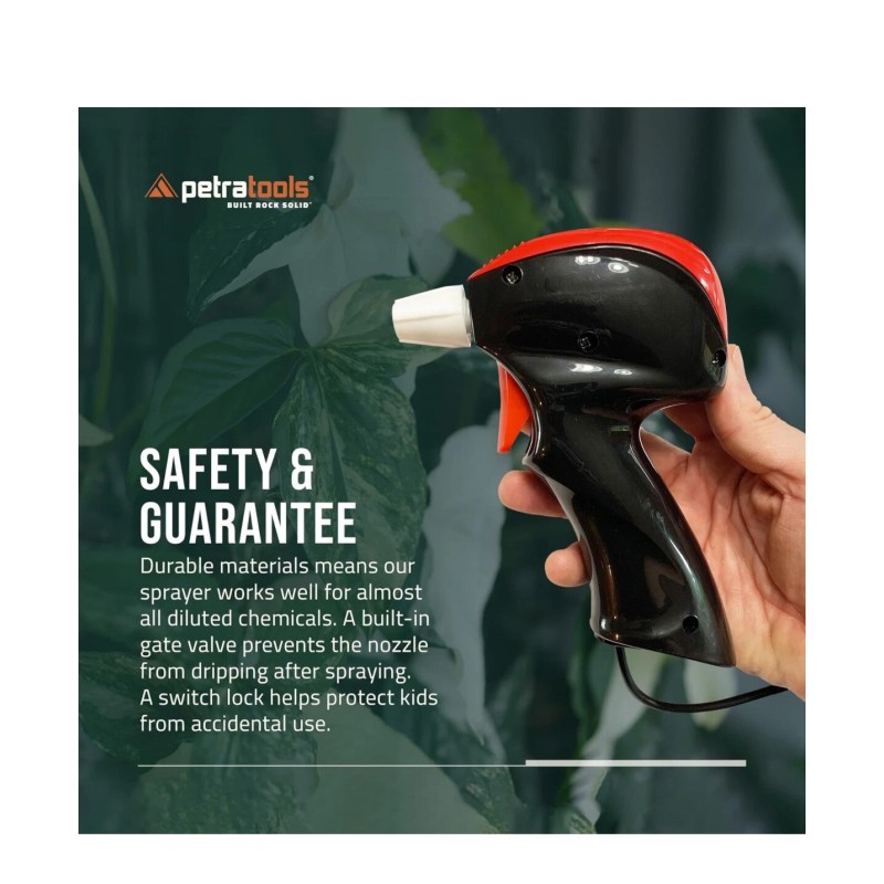 PetraTools Battery Sprayer Plant Mister Easy-to-Use Automatic Sprayer for Spr...