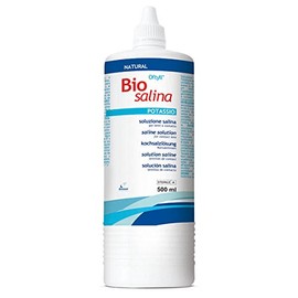 Oftyll Biosalina - Risciacquo ed Idratazione delle Lenti a Contatto. Soluzione Salina con Potassio - 500 ml