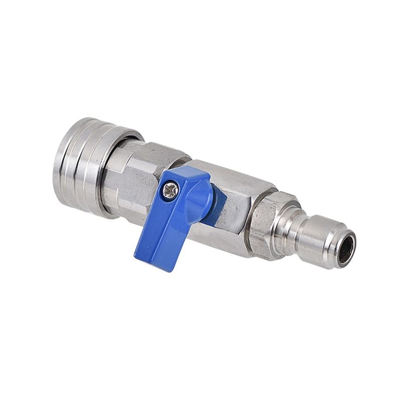 Elqater 1 PCS High Pressure Washer Ball Valve Kit 3/8
