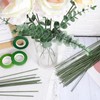 100 Pcs 18-Gauge Florist Wire - 3mm Thick Green Floral