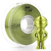 Amolen PLA Silk Basic 3D Printing Filament, 1.75mm:_Silk Cucumber Green_US