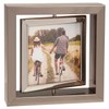 Shudehill Giftware Dark Silver Spin Photo Frame 4x4