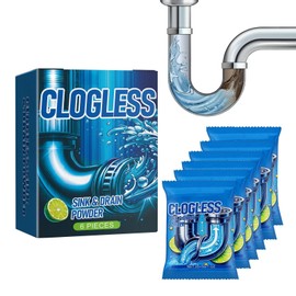 Drain Clog Remover Powder,Pipeline Dredging Sink Deodorizer Drain Openers | Powerful Clog Removal, Unclogging Powder for Toilets, Bathroom, Washbasins