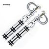 Bravedog Motorcycle Highway Foot Pegs Rest Black 25-32mm Engine Guard