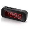Timegyro Small Digital Clock Battery Operated, LED Travel Alarm Clock