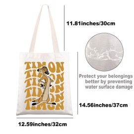 Lion Movie Tote Bag Hakuna Matata Gifts Timon Lover Gifts Timon Shoulder Bag (Ti mon uk1)