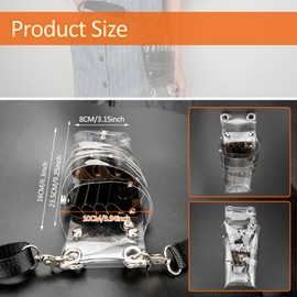 APAKA Hairdresser Scissor Bag, Hairdressing Tool Bag, Salon Barber Scissors Holster for Comb with Adjustable Shoulder Strap, Comb Storage, Cutting Bag for Hairdressing Scissors, Clips, Hair Combs