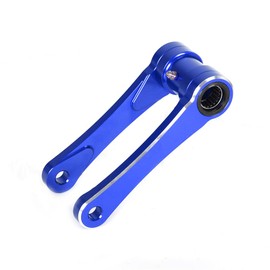GOODELY Compatible With CR125R CRF250X CRF250R CRF450R CRF450X,KX250F KX250X KX450 KX450F KX450R KX450X CNC Engrave Rear Suspension Lowering Link (Blue)